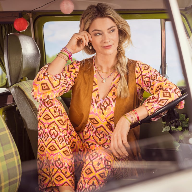 Flared broek Summer - maat S/M