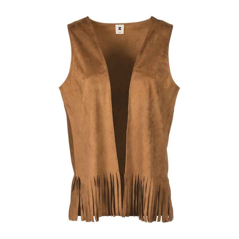 Gilet - bruin - maat S/M
