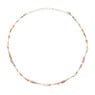 Ketting kralen oranje - multikleur - ø38x8 cm