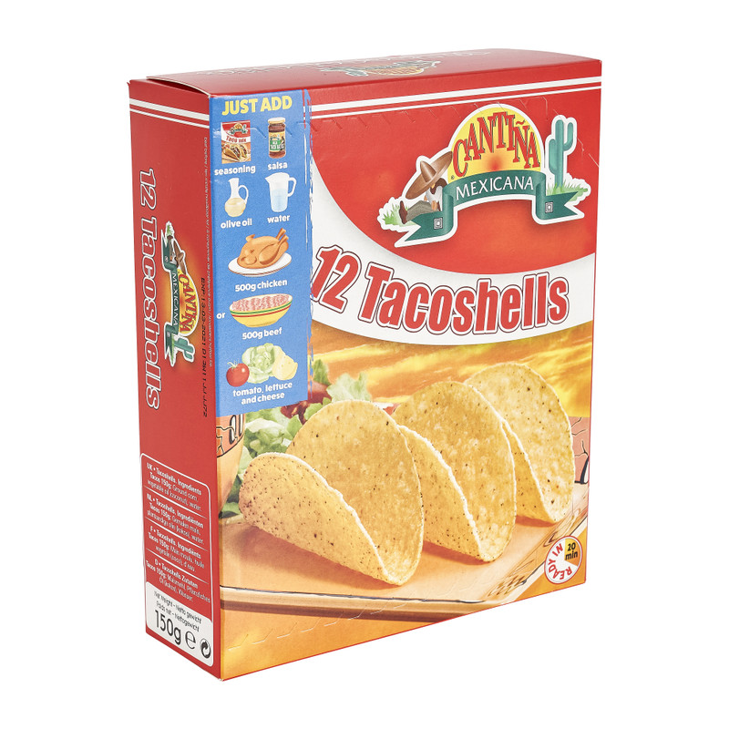 Taco shells - 12 stuks 