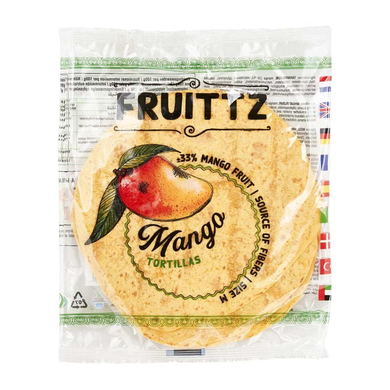 Tortilla - mango - 5 stuks