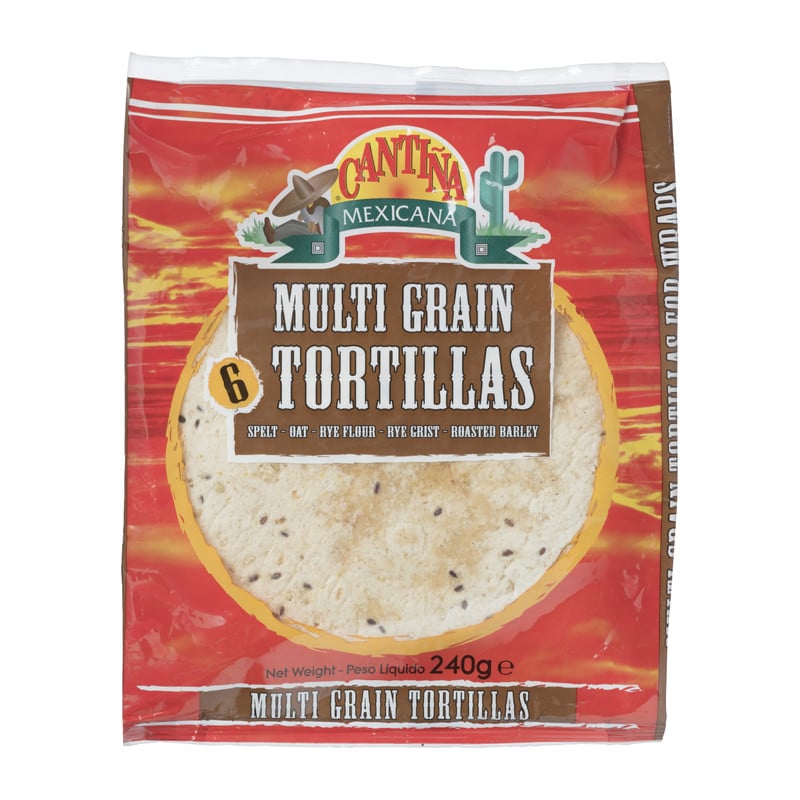 Tortilla's meergranen - 6 stuks