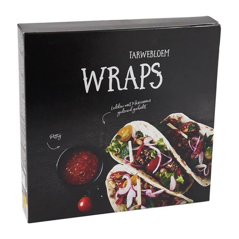 Tarwebloem wraps - 240 gram
