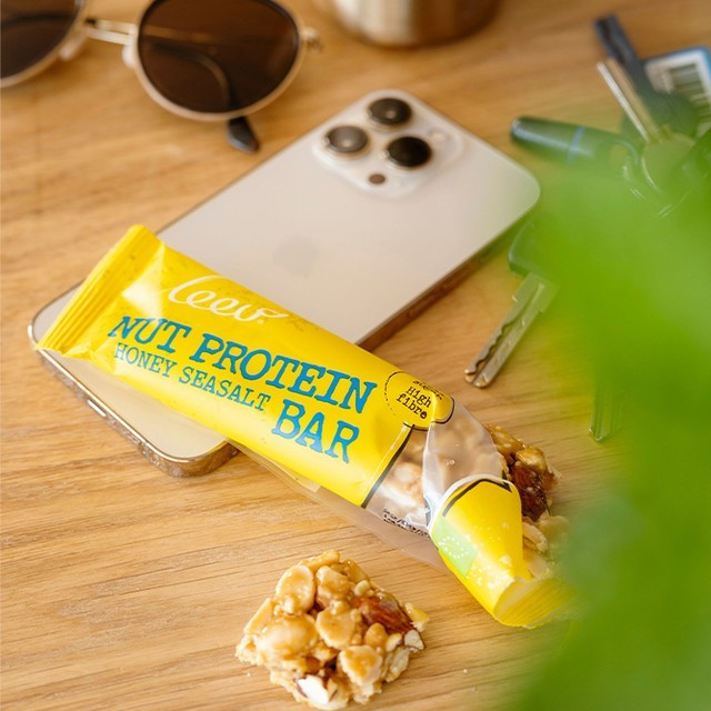 Leev bio nut bar - pinda amandel honing - 120 g 