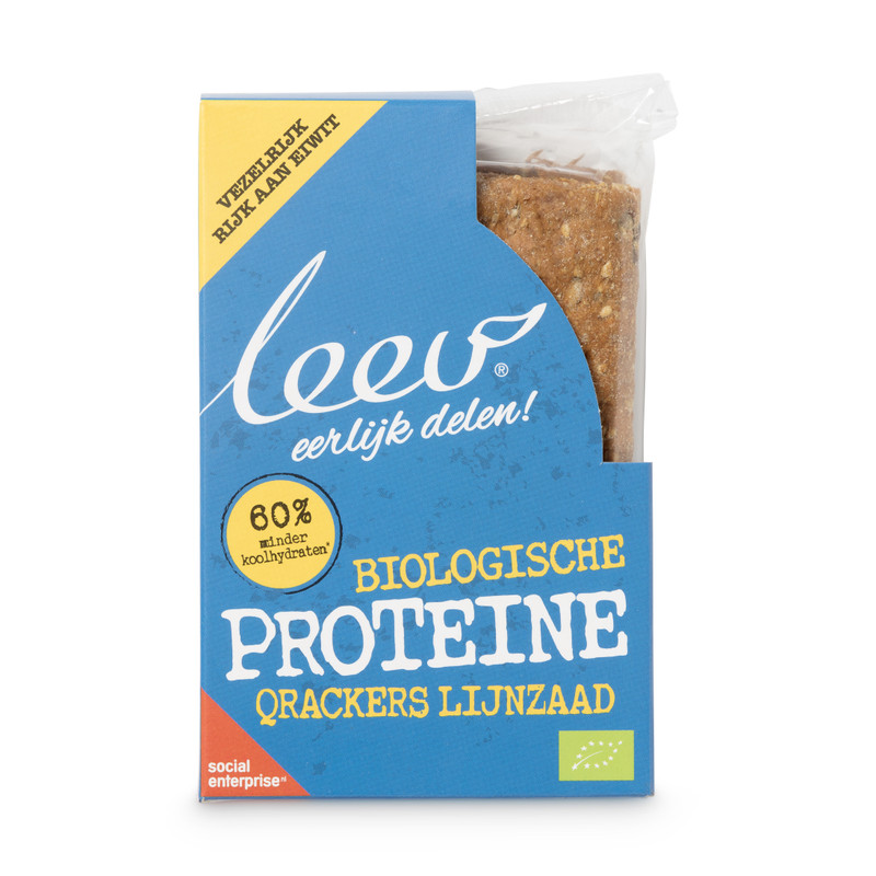 Leev bio crackers - proteine - 100 g 