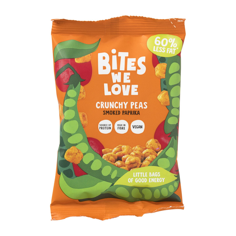 BitesWeLove  crunchy peas - paprika - 30 g