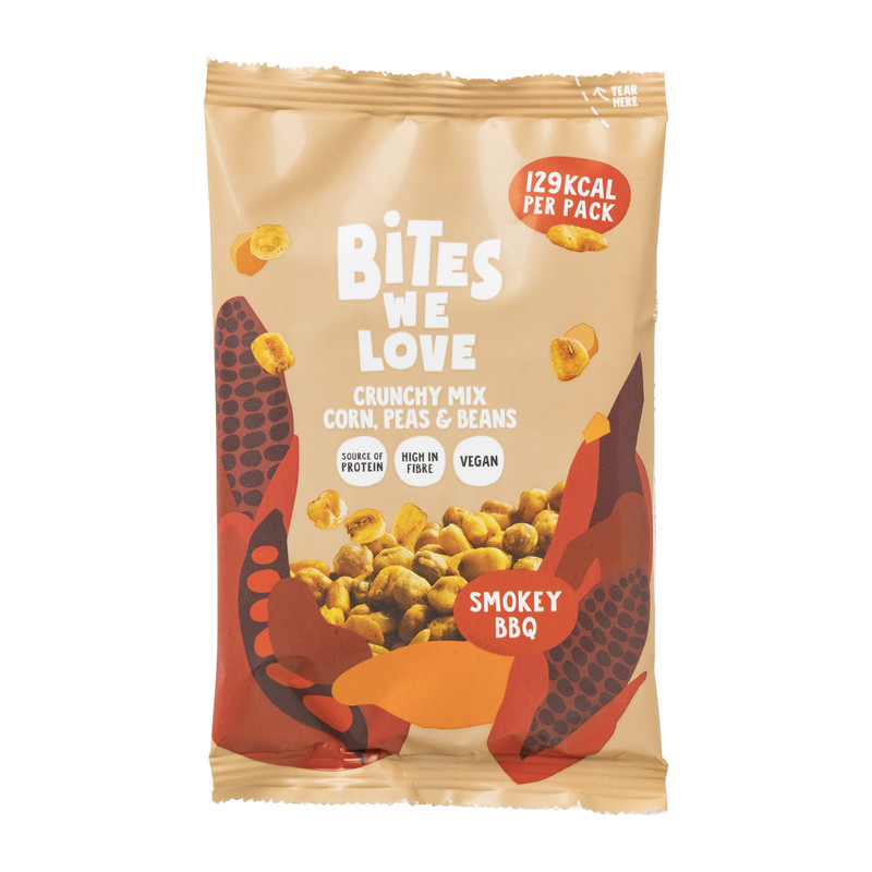 BitesWeLove  crunchy mix - smokey bbq - 30 g