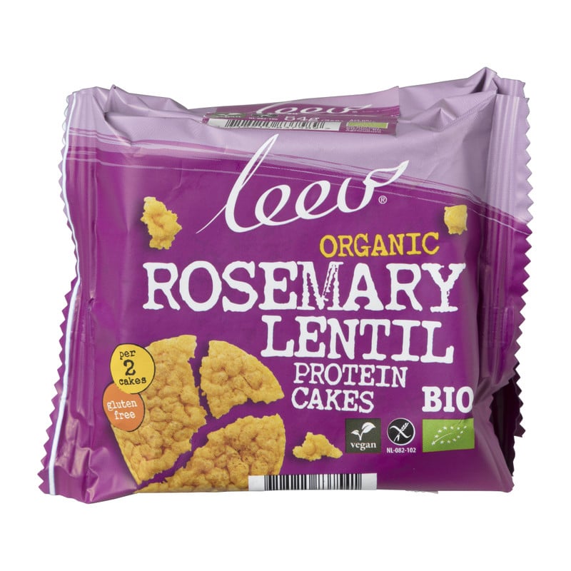 Leev bio cakes - linzen en rozemarijn - 54 gram
