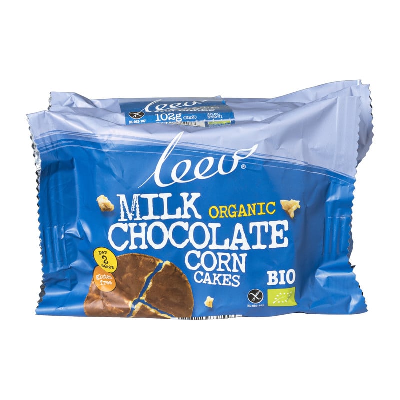 Leev chocolade mais cakes - 3x2 stuks - 102 gram