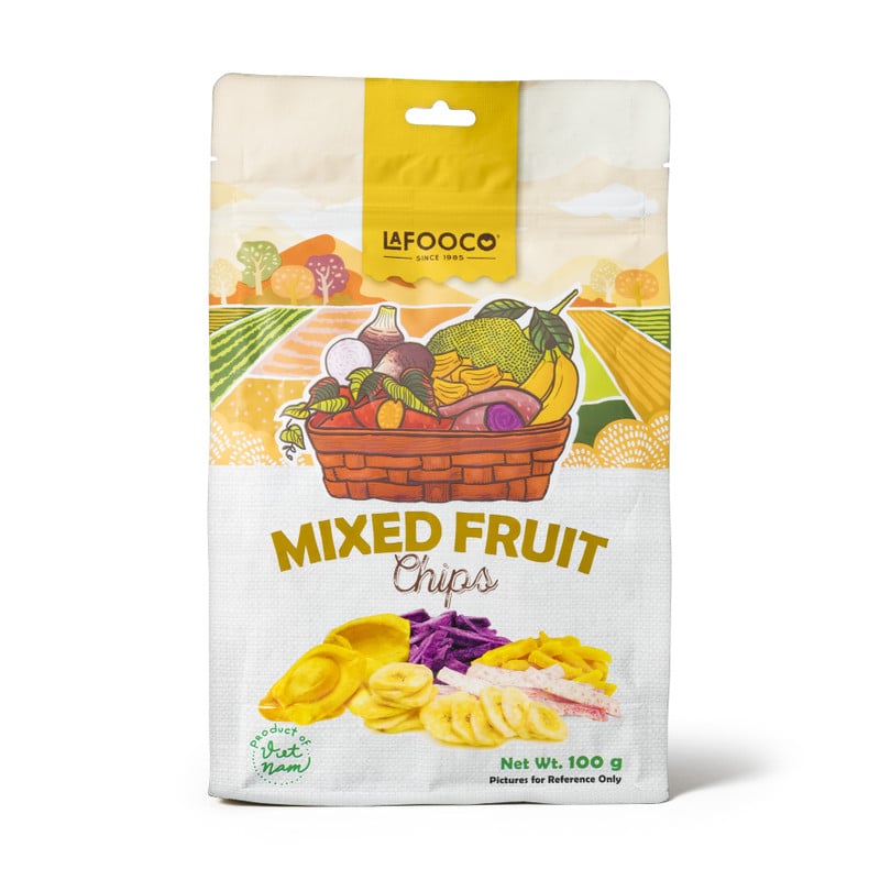 Gemixt fruit chips - 100 g