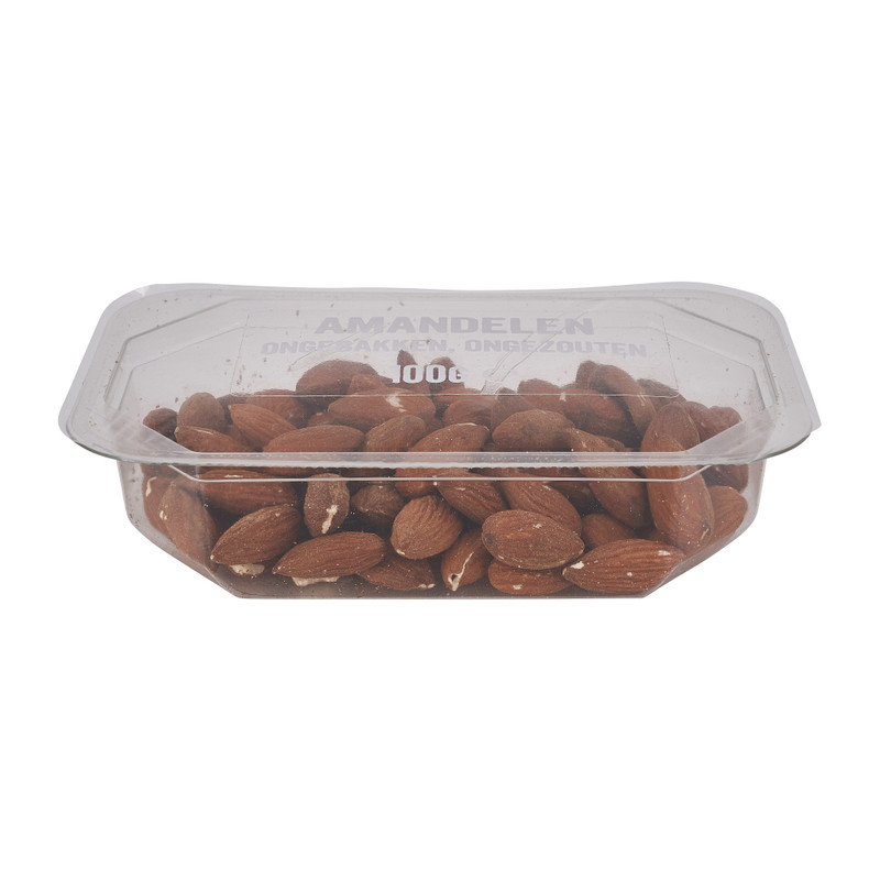 Amandelen - ongebakken - ongezouten - 100g