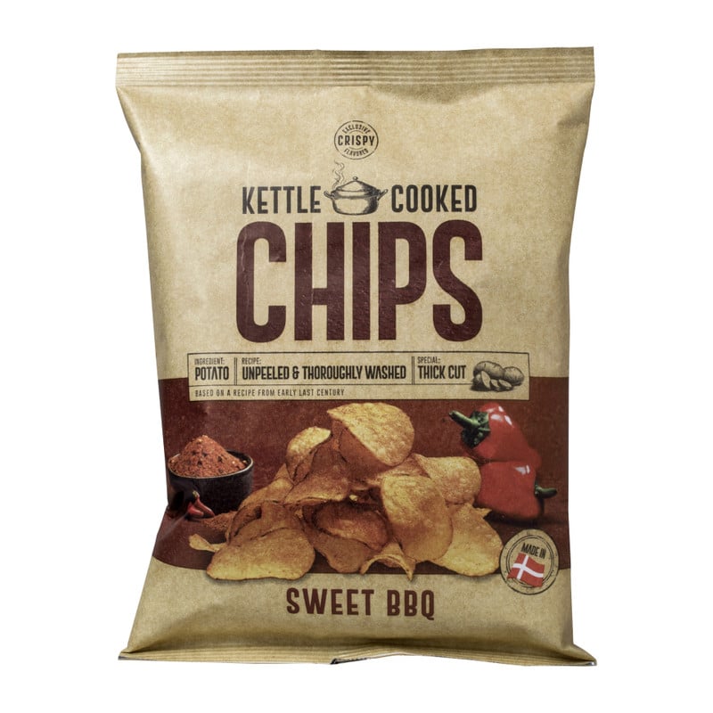 Kettle Cooked Chips - sweet BBQ - 150 gram