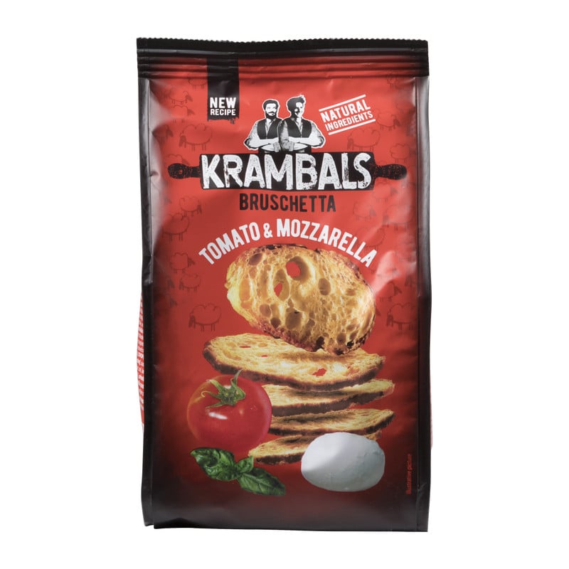 Krambals bruschetta - tomato & mozzarella - 70 g