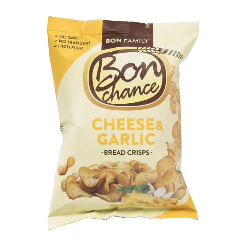 Bread crisps - cheese & garlic - 120 gram