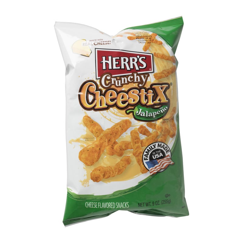 Herr's crunchy cheestix - jalapeño - 255 g