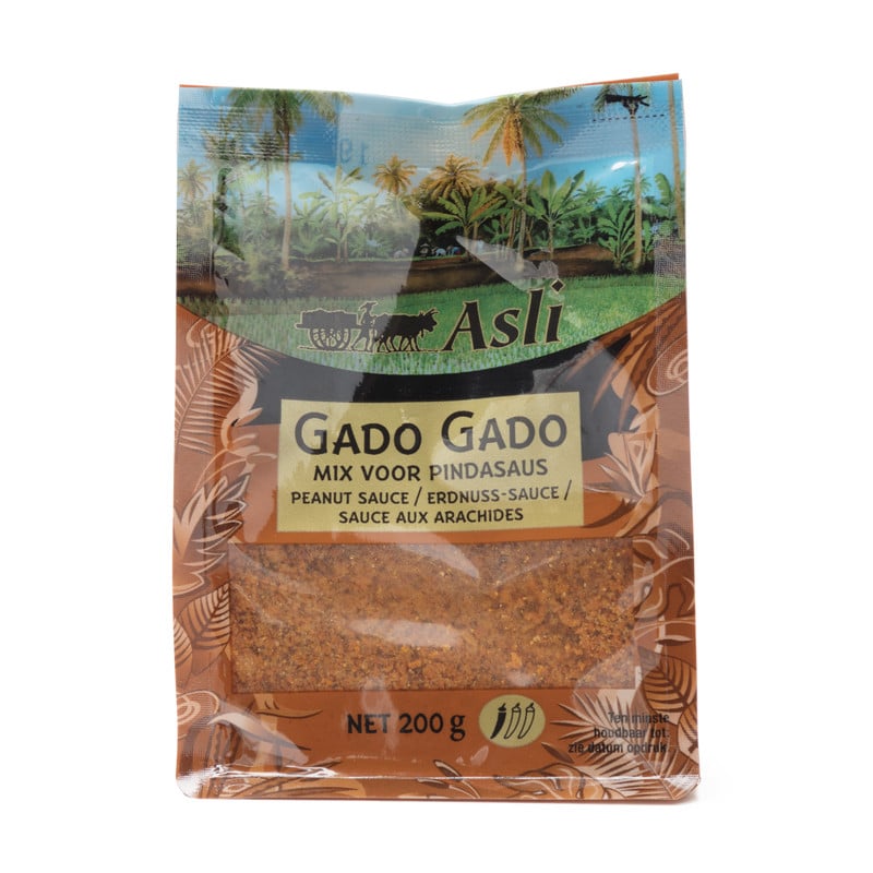 Asli gramado gramado - mix voor pindasaus - 200 gram