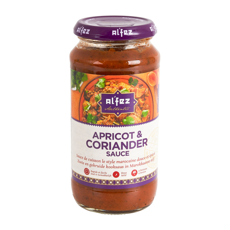 Tagine abrikoos koriander - kooksaus - 450 g