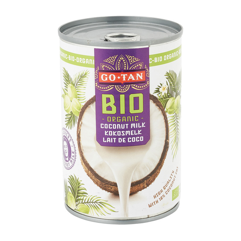 Go-Tan kokosmelk - bio - 400 ml 