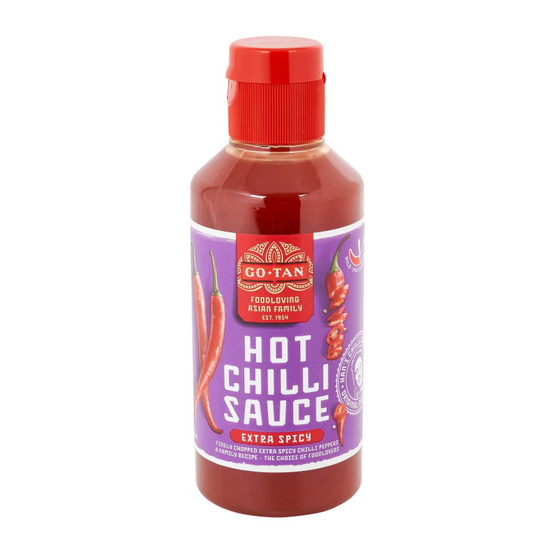 Go-Tan chilisaus - hot - 270 ml 