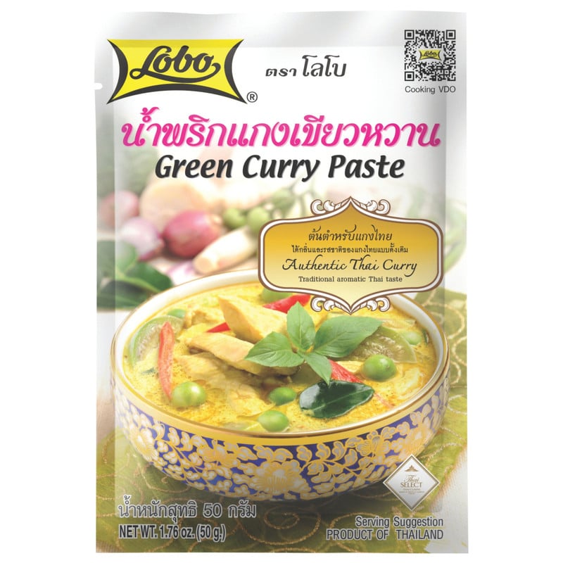 Groene currypasta - 50 gram