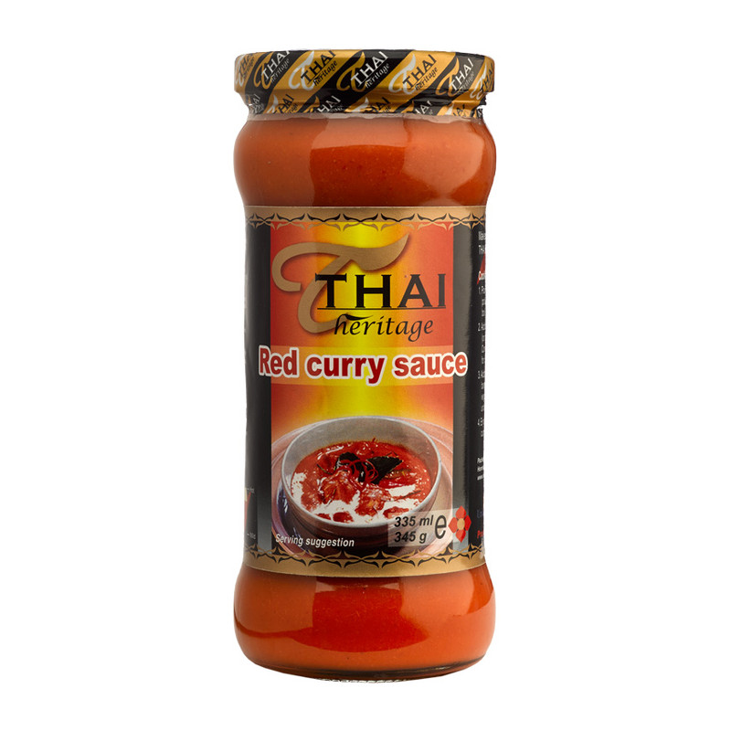 Rode curry saus - 345 ml