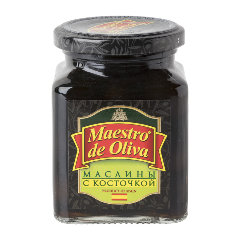 Maestro de oliva - zwarte olijven - 250 ml
