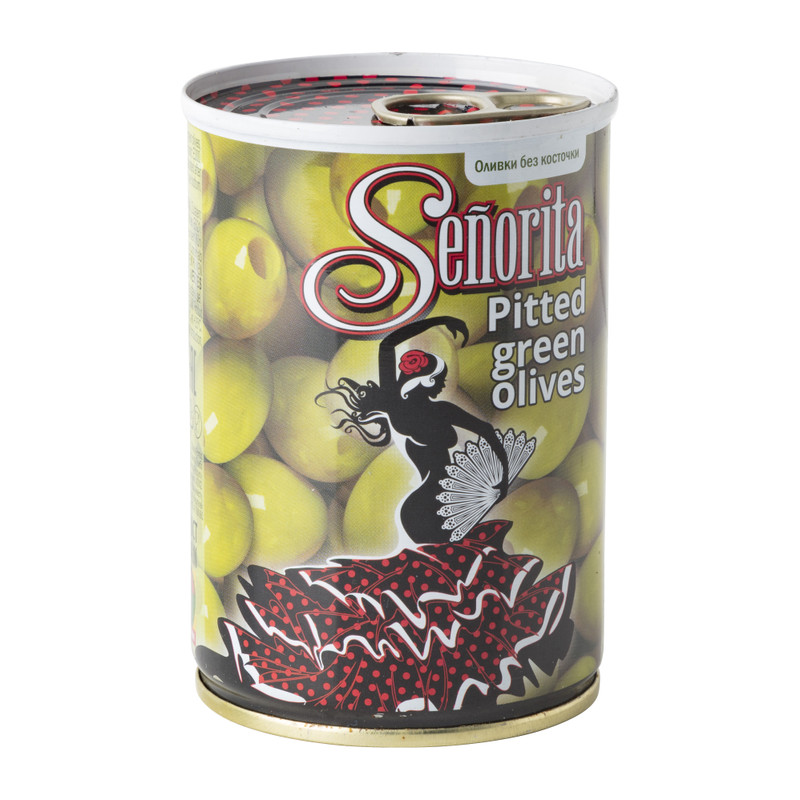 Senorita groene olijven zonder pit - 280 ml