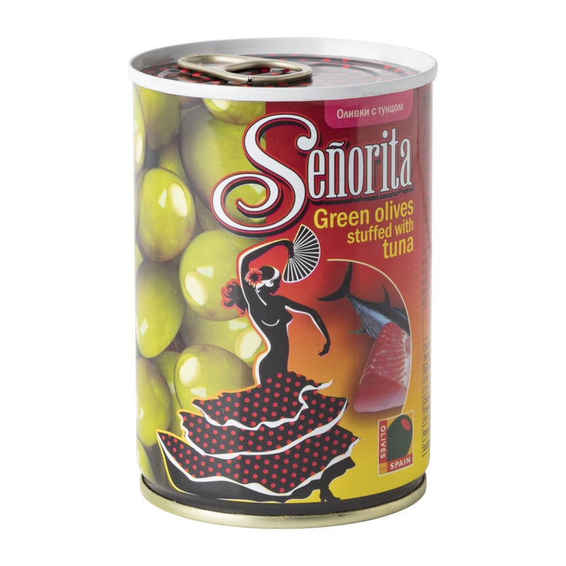 Senorita groene olijven - tonijn - 280 ml