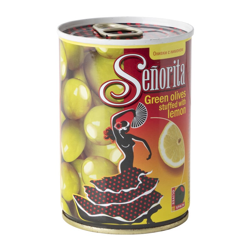 Senorita groene olijven - citroen - 280 ml