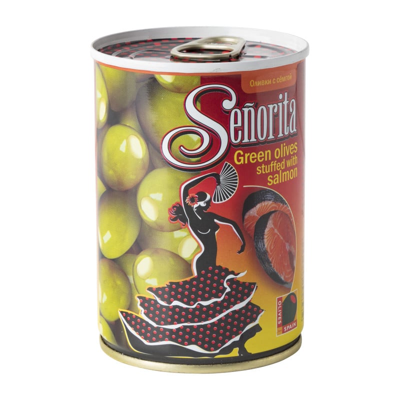 Senorita groene olijven - zalm - 280 ml