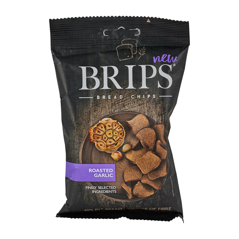 Bread chips - roasted garlic - 60 gram