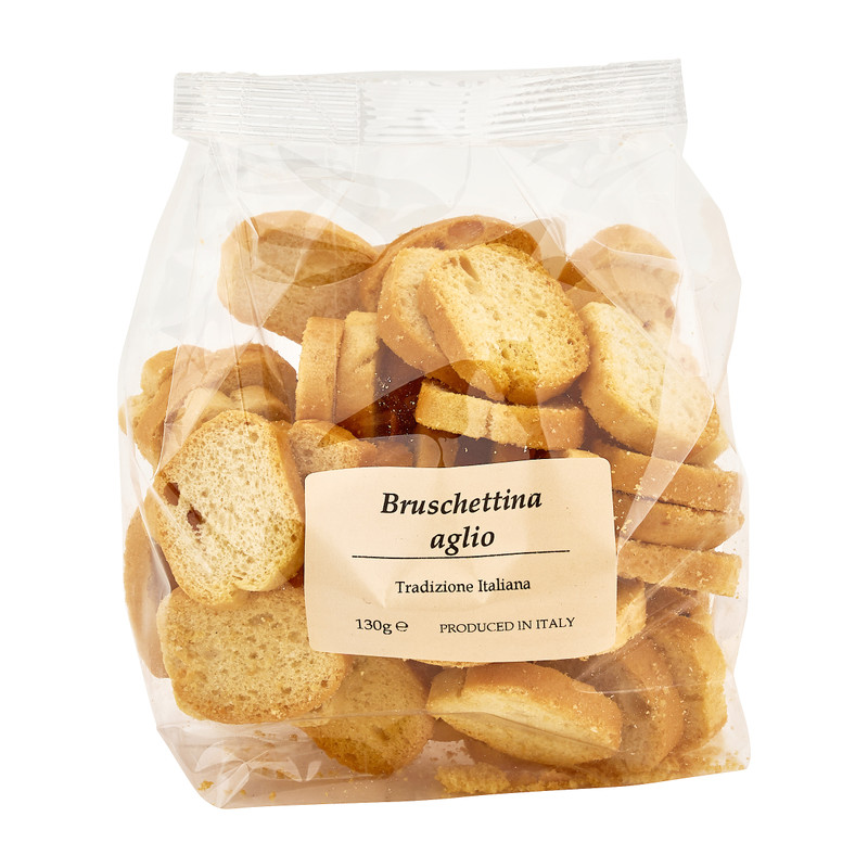 Bruschettine met donkere olijven - 130 g
