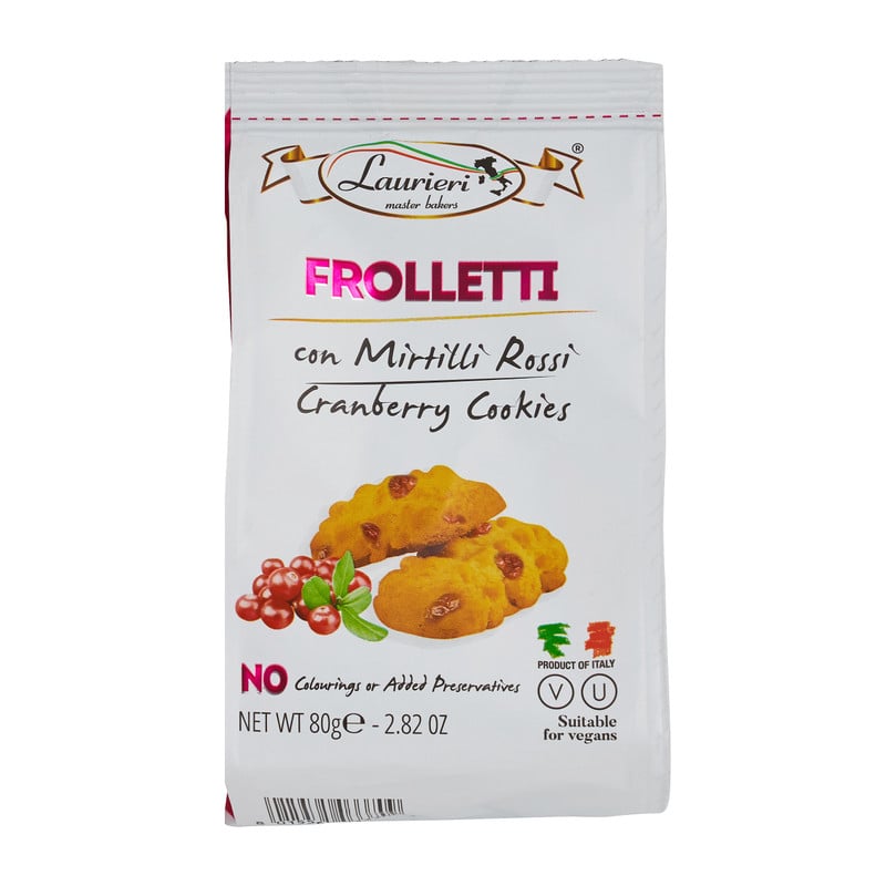 Froletti – koekjes met cranberry – 80 g 