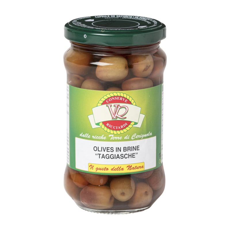 Olijven in pekel - bruin en groen - 280 gram