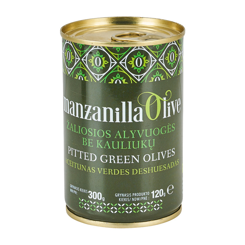 Groene olijven met pit - 120 gram