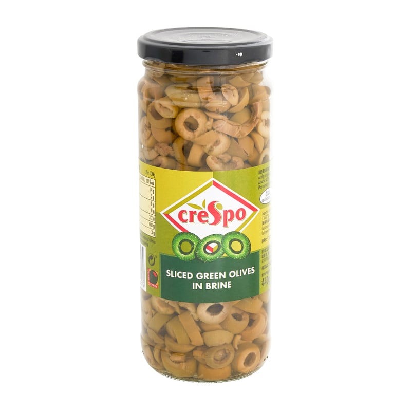 Groene olijven sliced - 467 ml