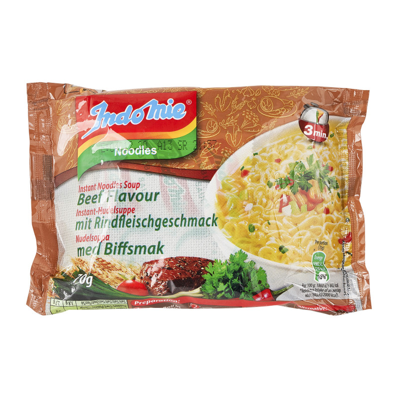 Indomie instant noodles - beef - 70 gram