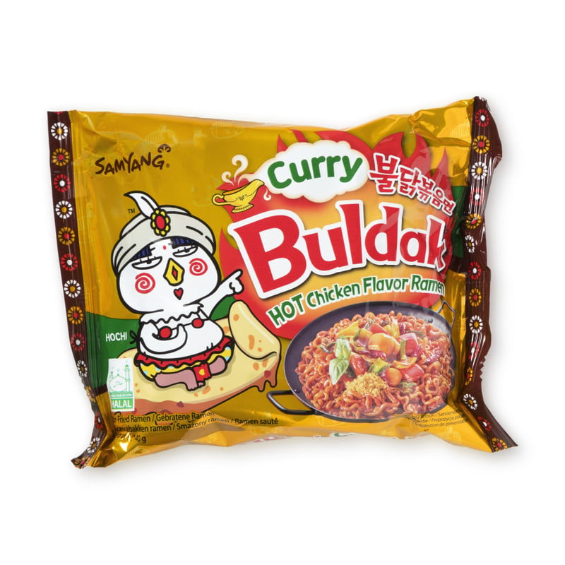Samyang buldak noodles - hot chicken curry - 140 gram