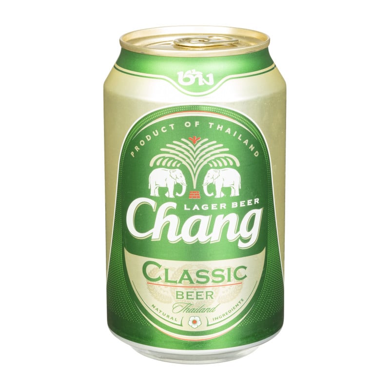 Thais bier  in blik - Chang - 330 ml 