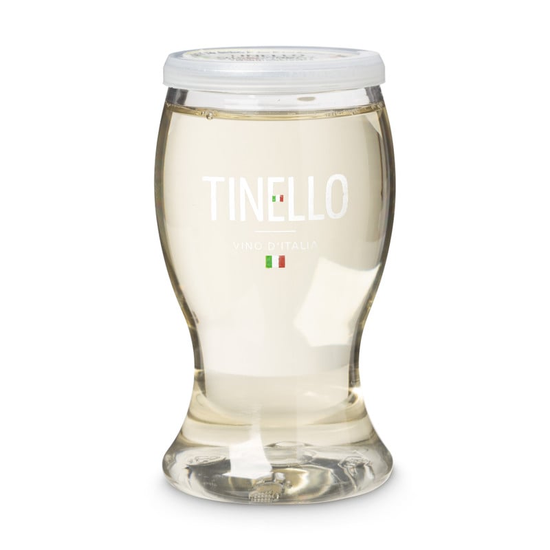 Tinello witte wijn - plastic verpakking - 187 ml 