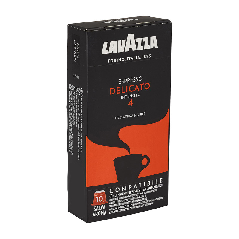 Lavazza espresso delicato - 10 cups