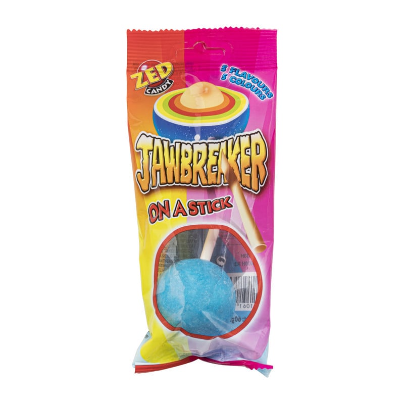 Jawbreaker on a stick - diverse variaten - 60 gram