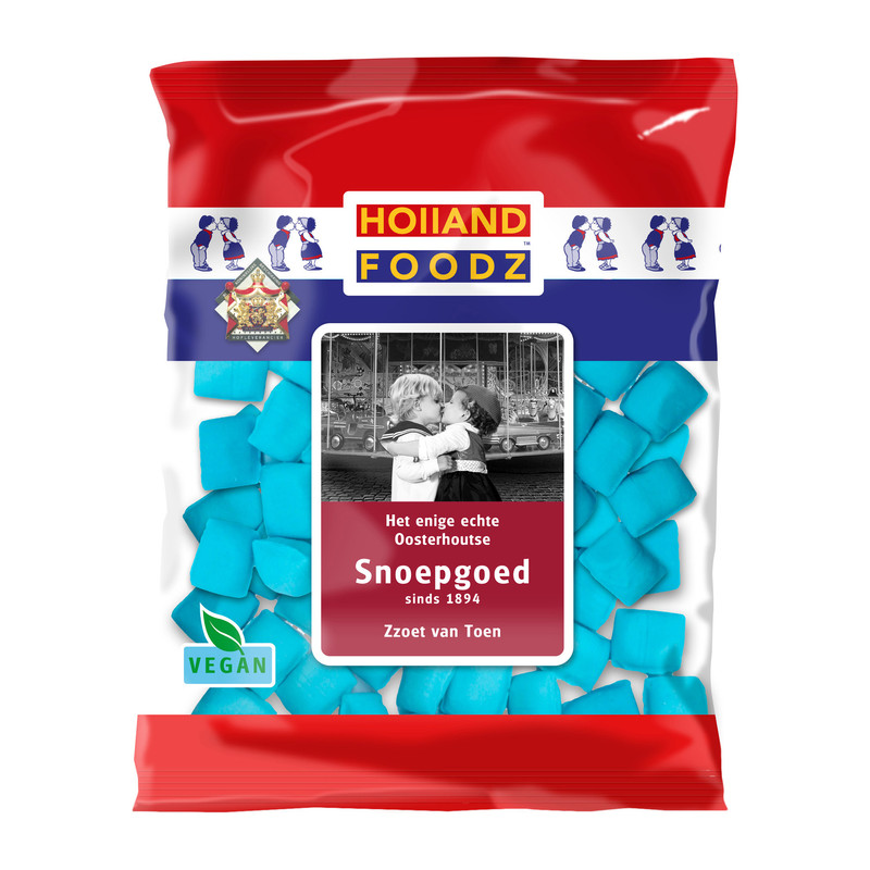 Fruitkussentjes - blauw - 160 g 