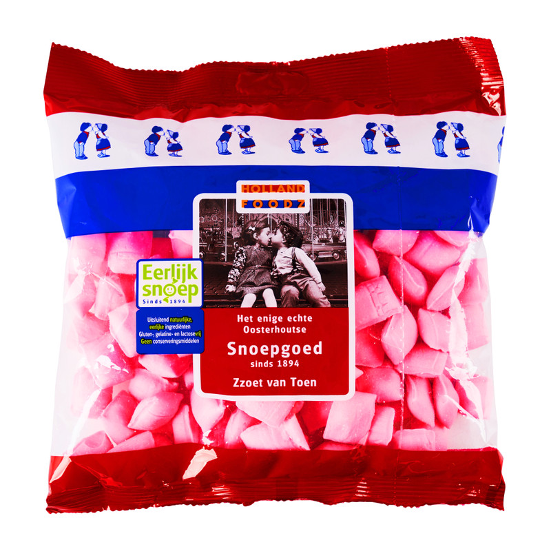 Fruitkussentjes - roze - 500 gram