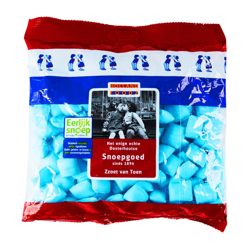 Fruitkussentjes - blauw - 500 gram