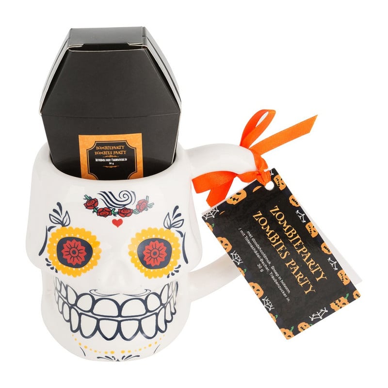 Skull mok met snoep
