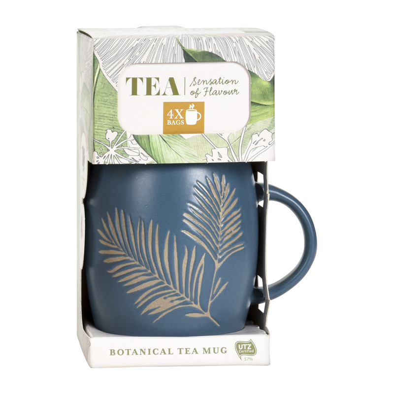 Botanische mok met thee - diverse varianten - 200 ml 