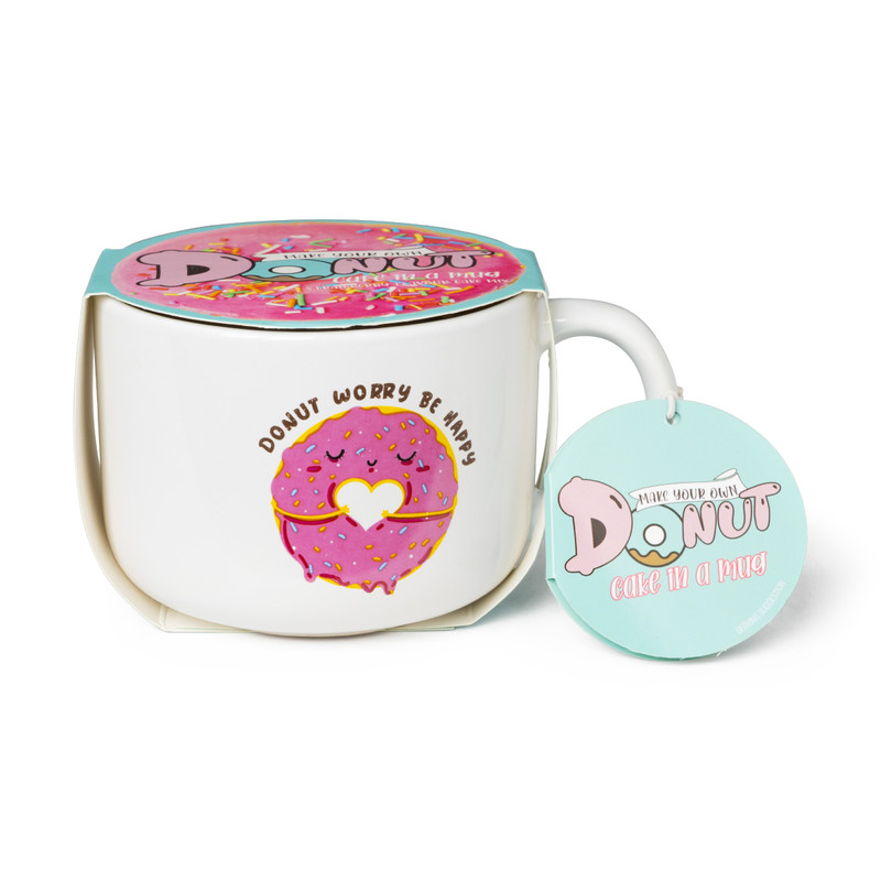 Donut cake mug - aardbei 