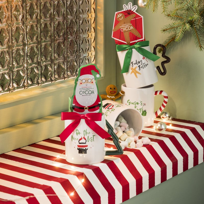 Mug giftset - met hot chocolate mix 