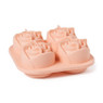 Ijsblokjes vorm roos - roze - ø13x5.5 cm
